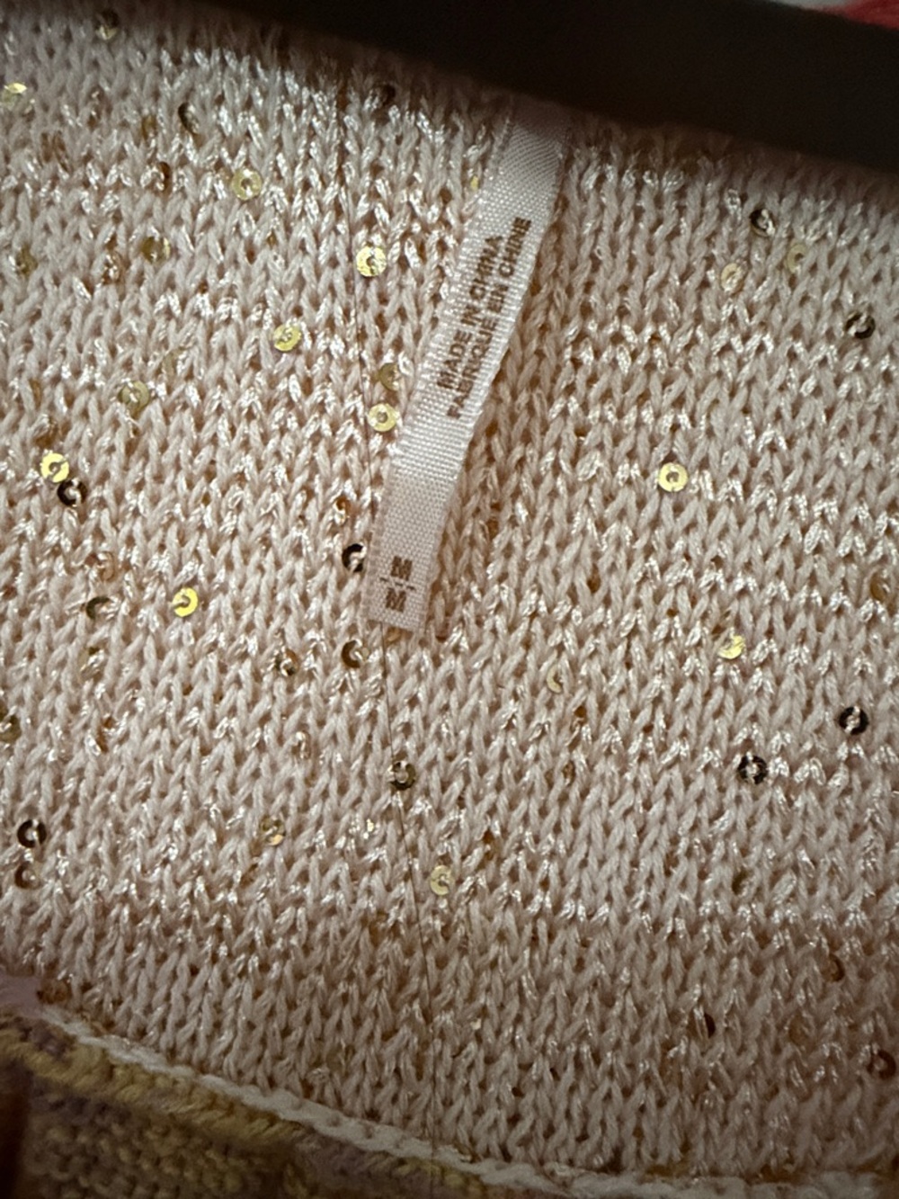 Crochet Knit Pink Multi-Color Button-Front Tank Top - Picture 2 of 4